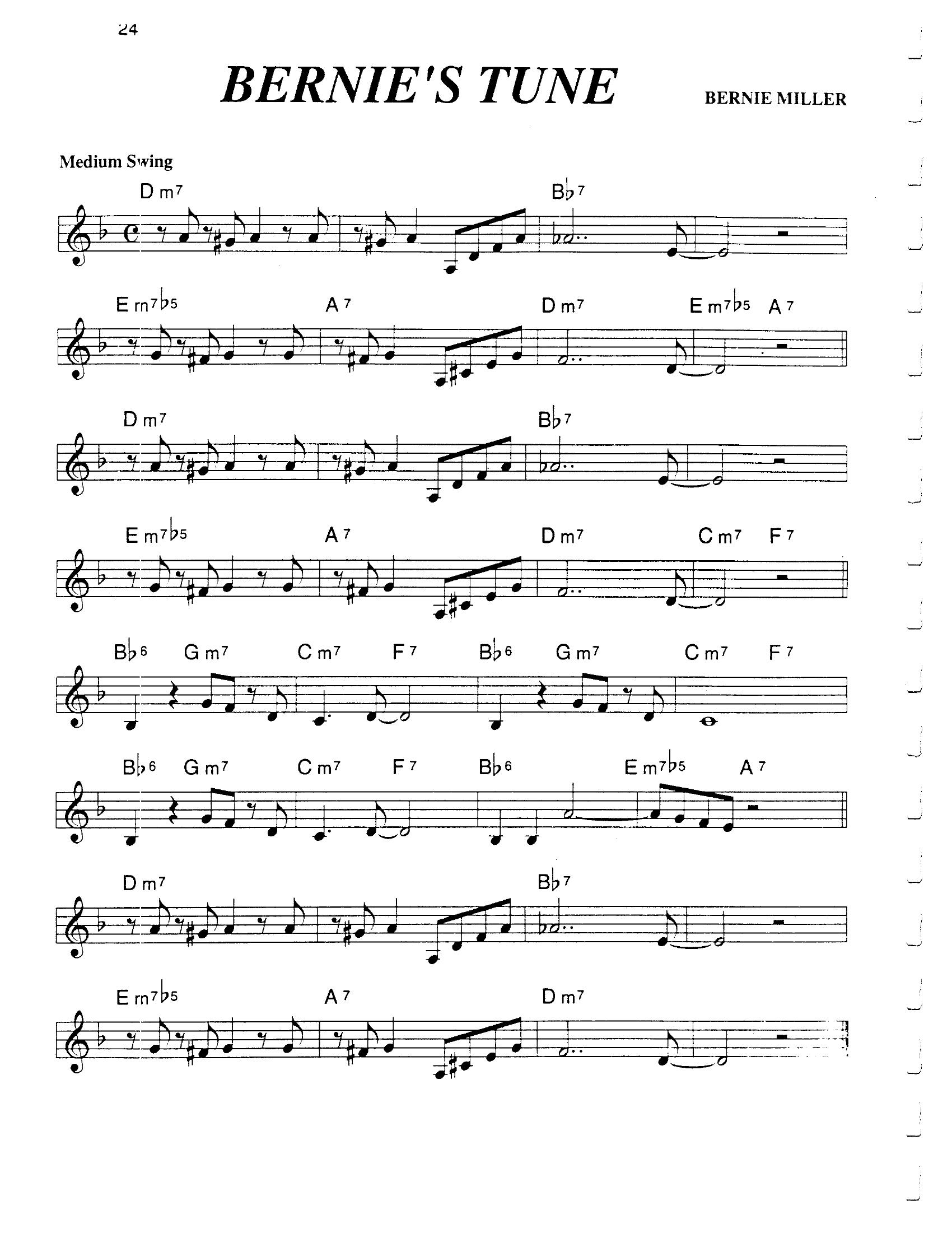 Berrie's Tune Berrie's Tune