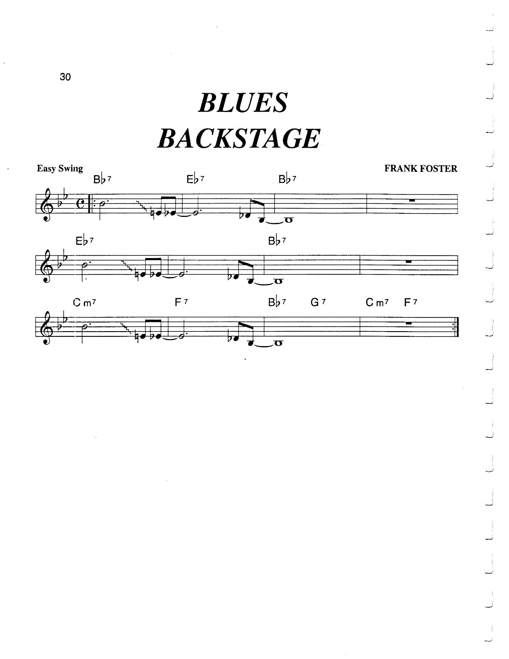 Blues Backstage Blues Backstage