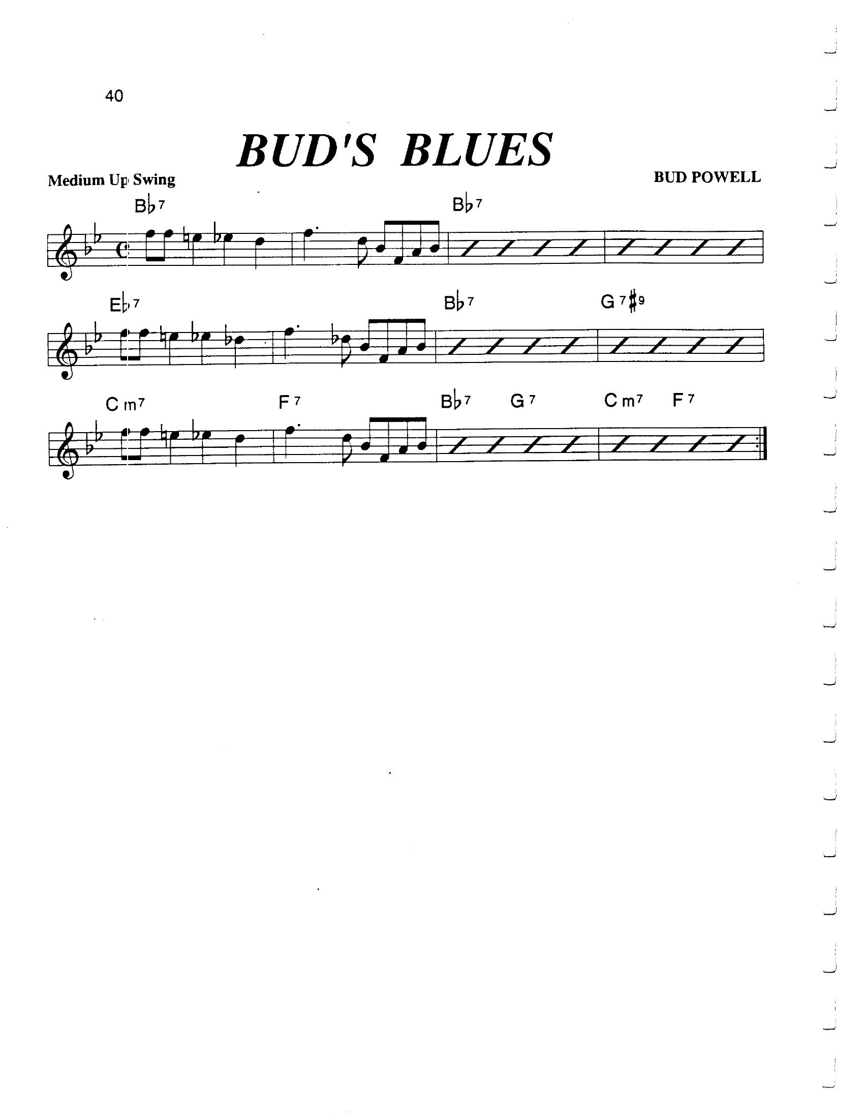Bud's Blues Bud's Blues