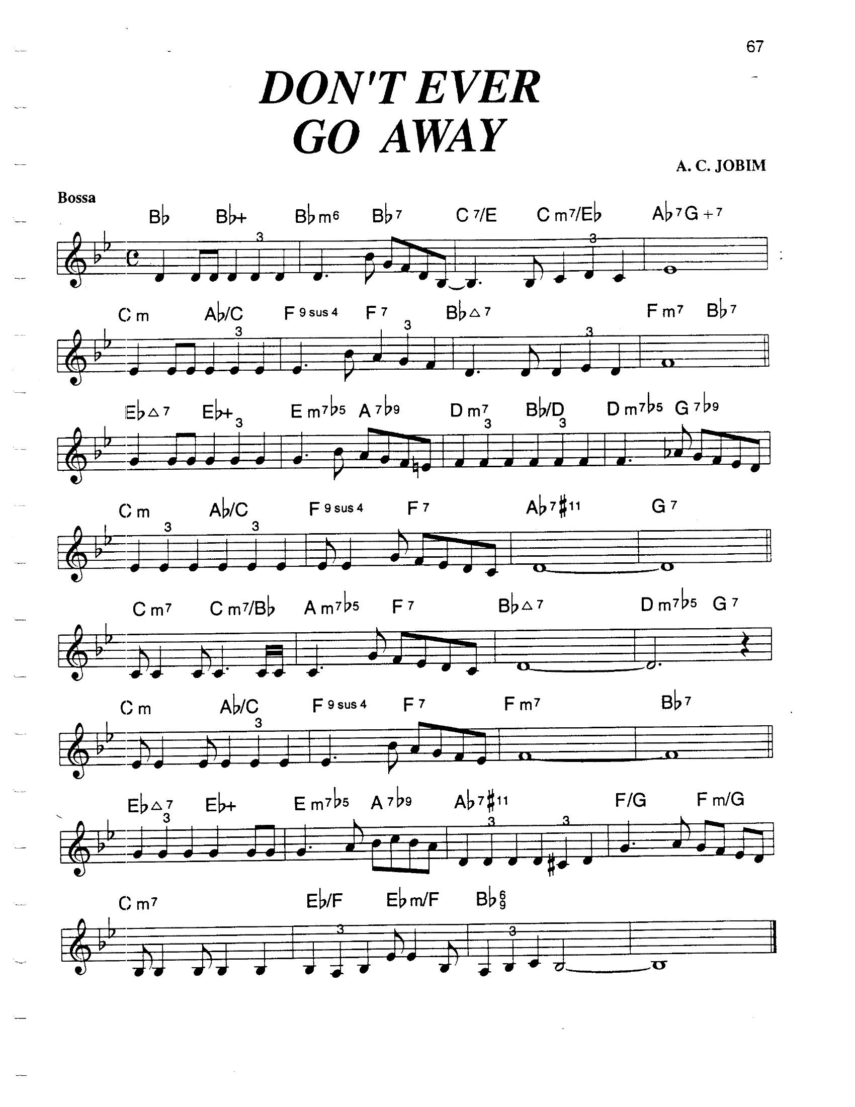 Don't Ever Go Away Don't Ever Go Away