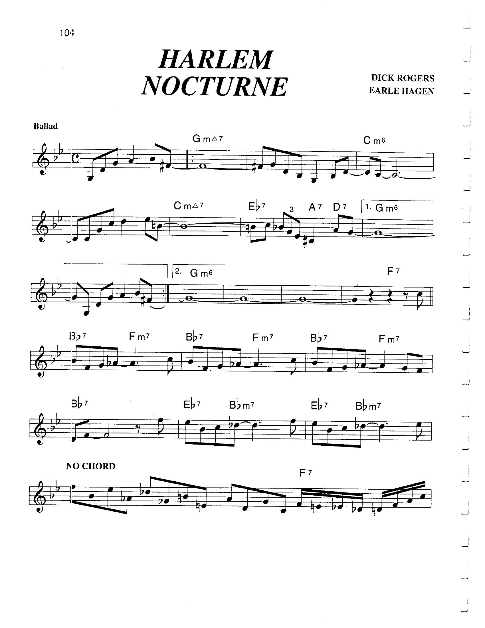 Harlem Nocturne Harlem Nocturne