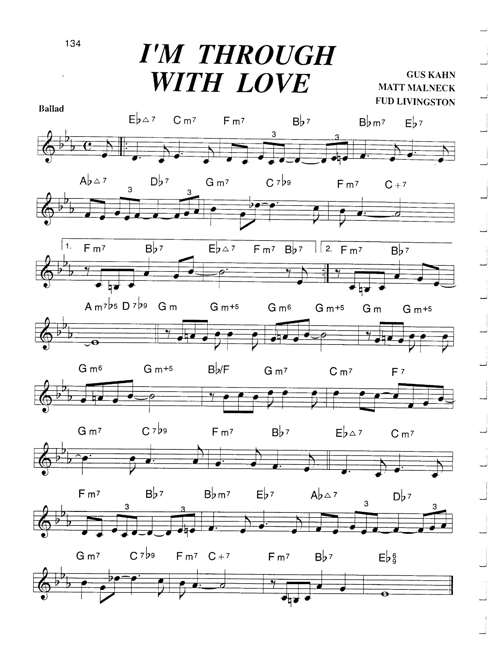 I'm Through With Love I'm Through With Love