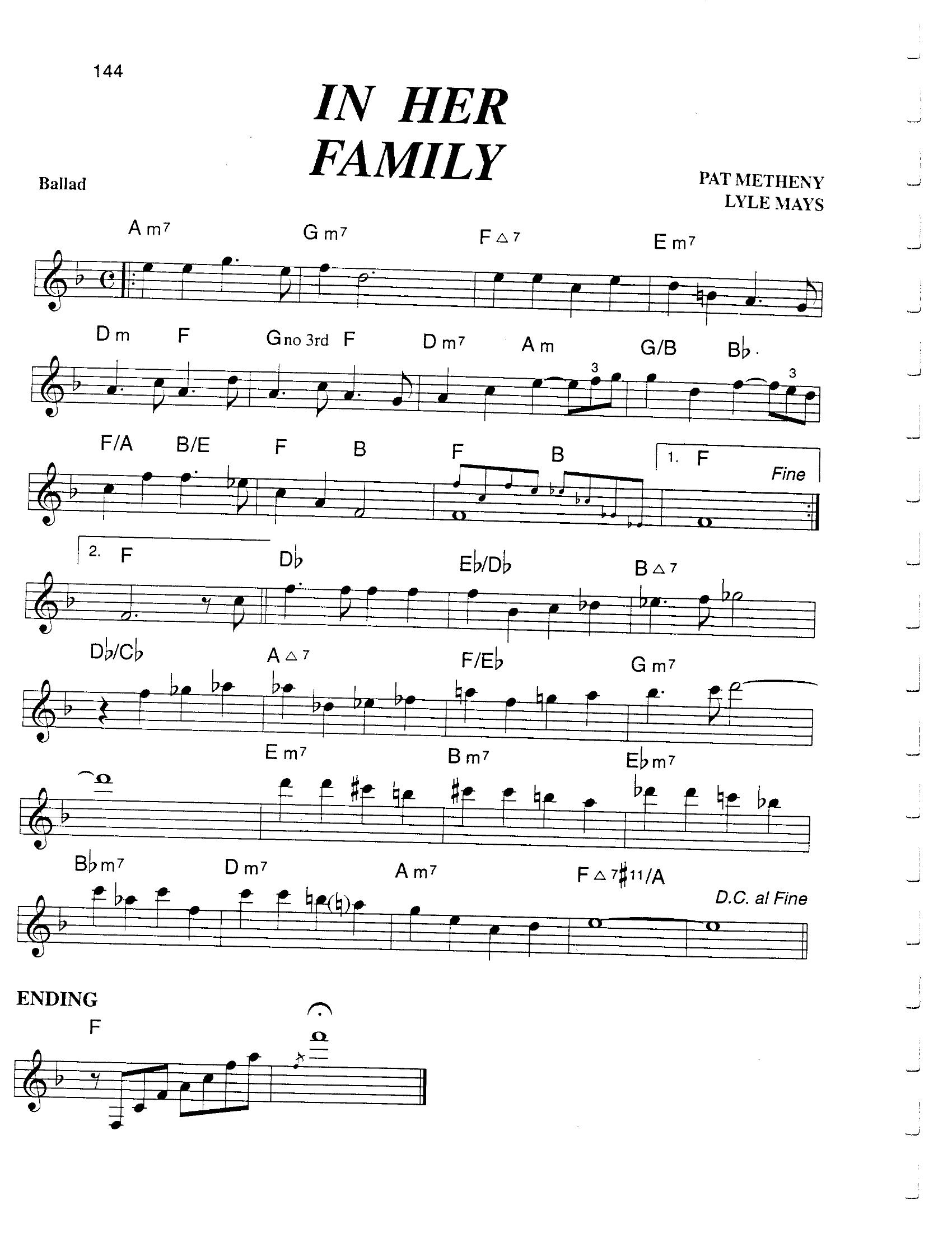 In Her Family In Her Family