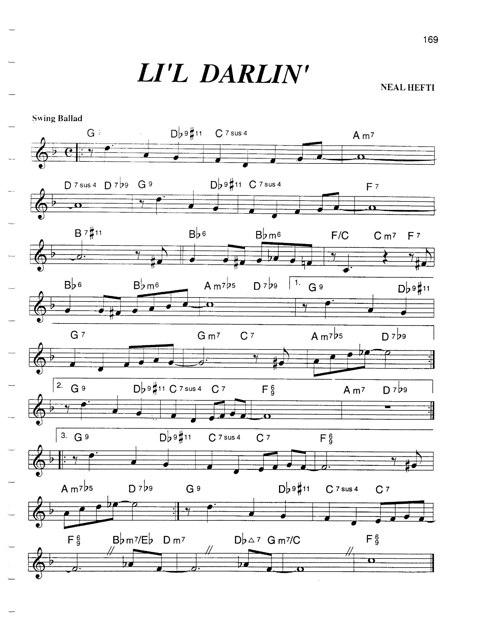 Li'l Darlin Li'l Darlin