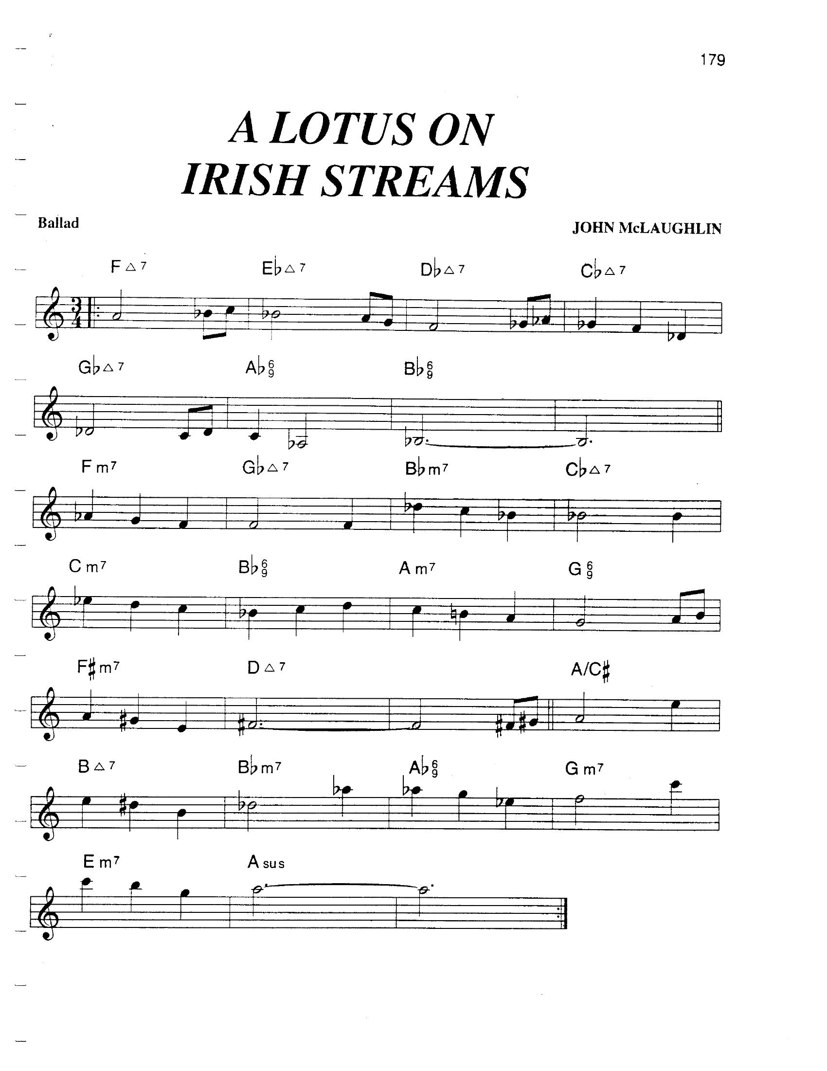 Lotus On Irish Streams Lotus On Irish Streams