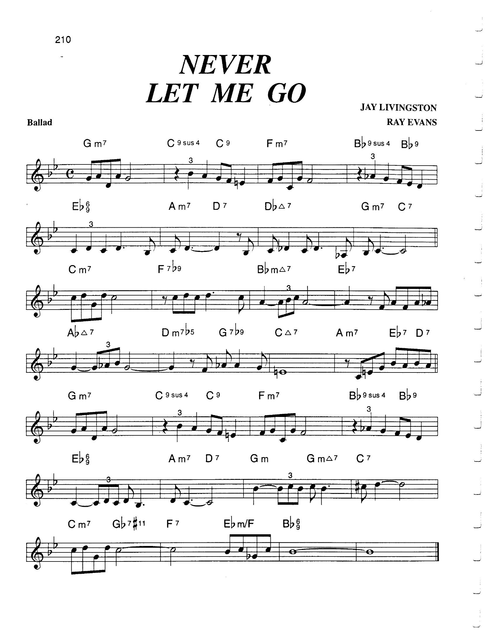 Never Let Me Go Never Let Me Go