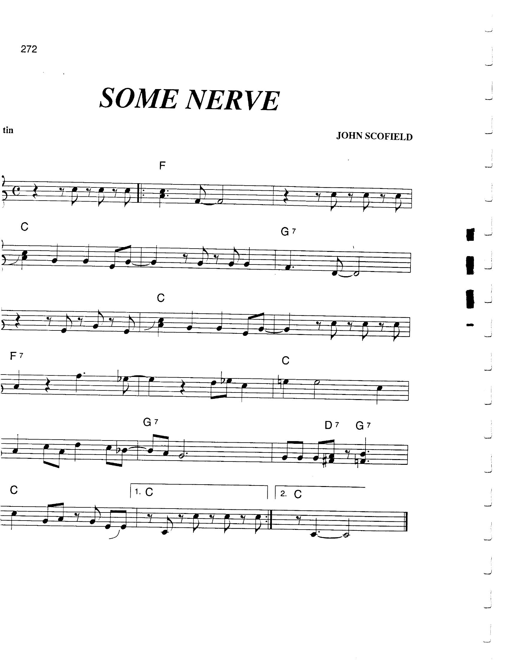 Some Nerve Some Nerve