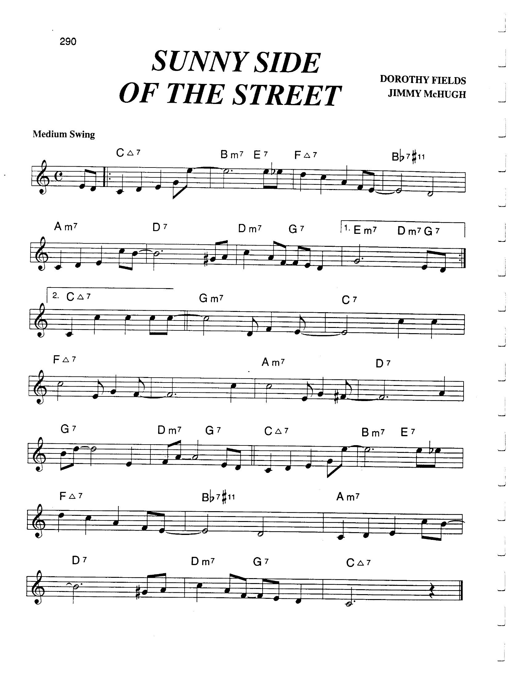 Sunny Side Of The Street Sunny Side Of The Street