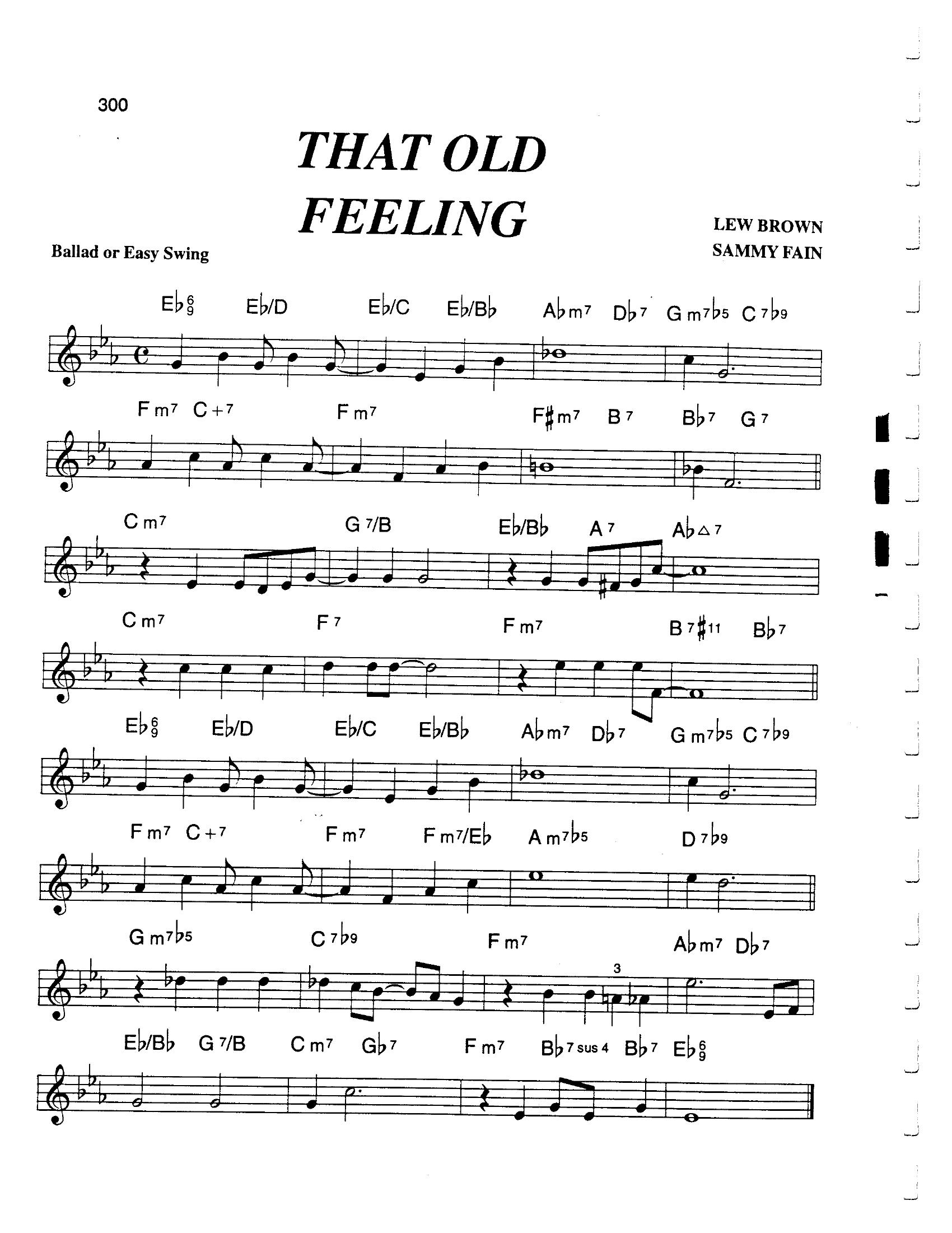 That Old Feeling That Old Feeling