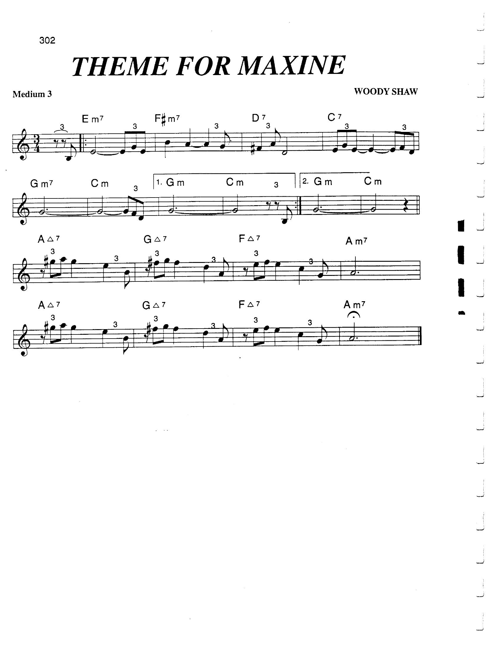 Theme From Maxine Theme From Maxine