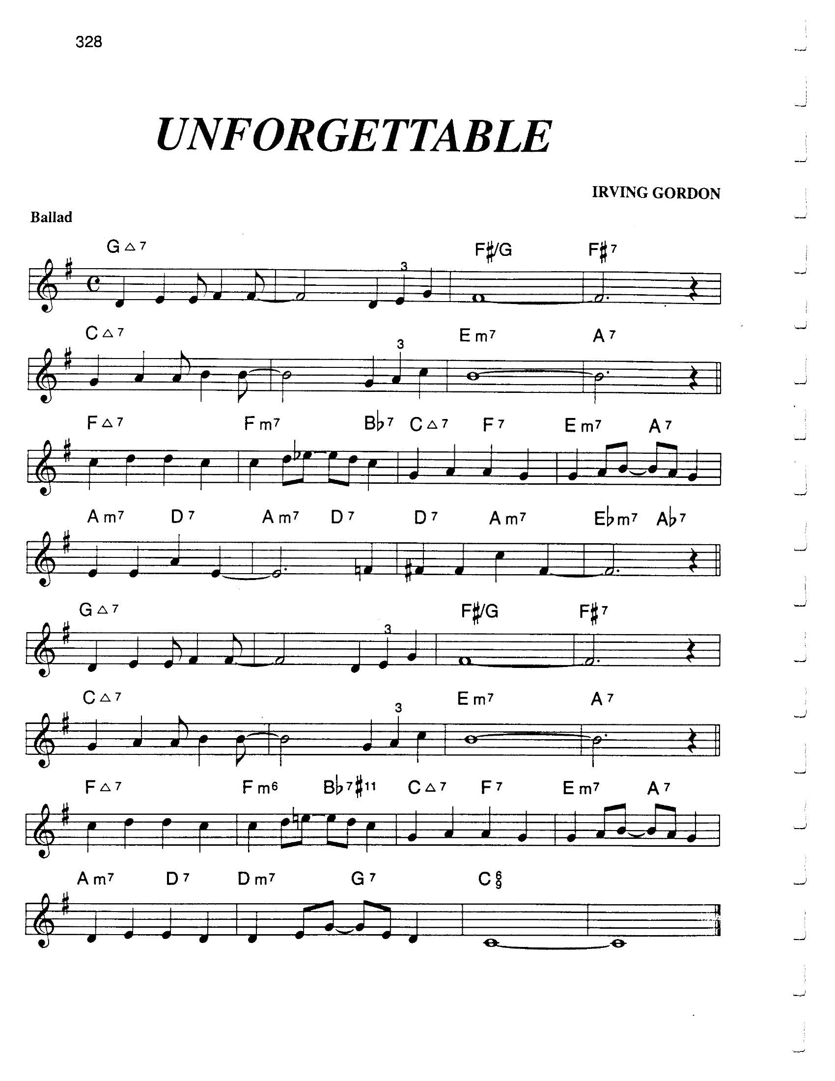 Unforgettable Unforgettable