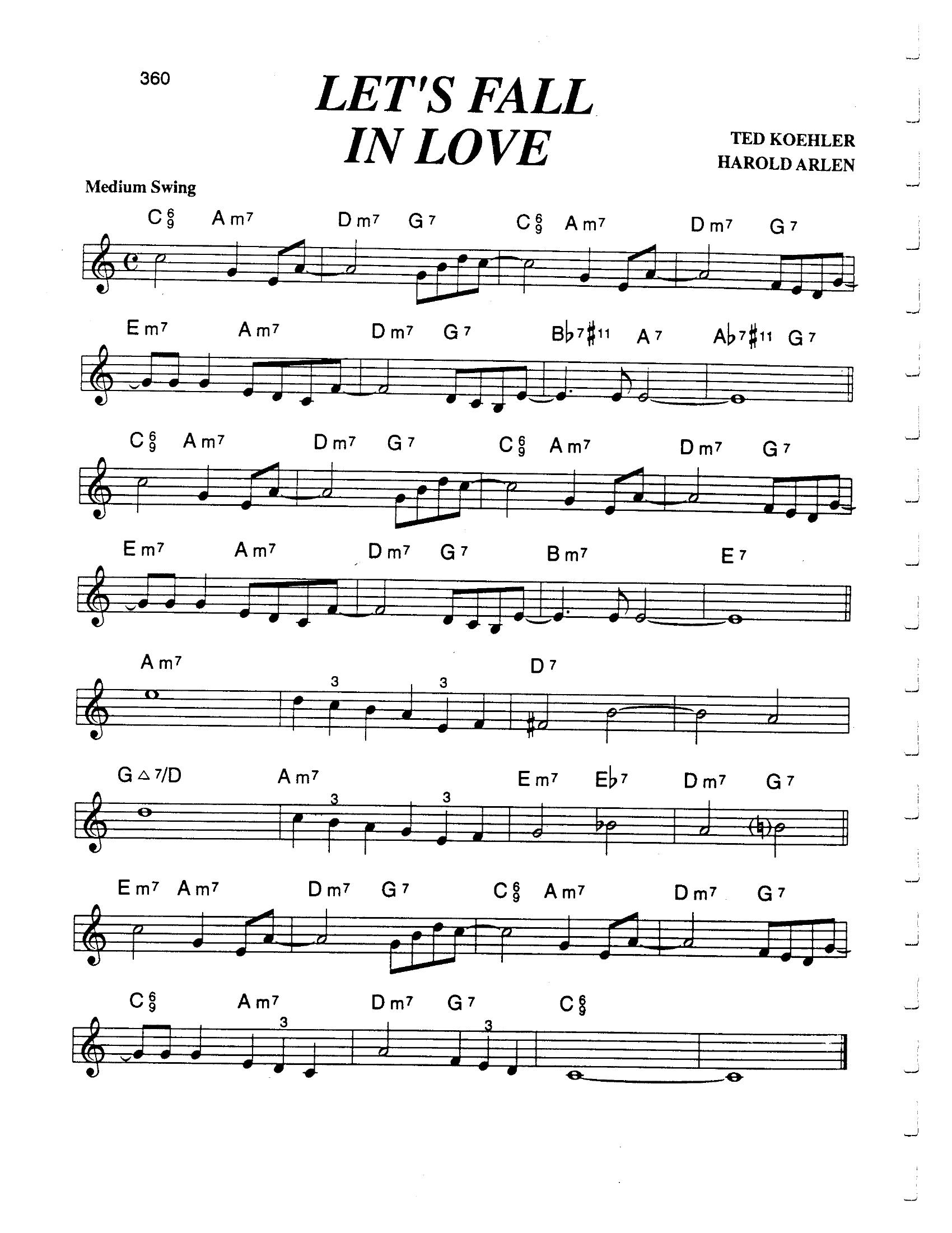 Let's Fall In Love Let's Fall In Love