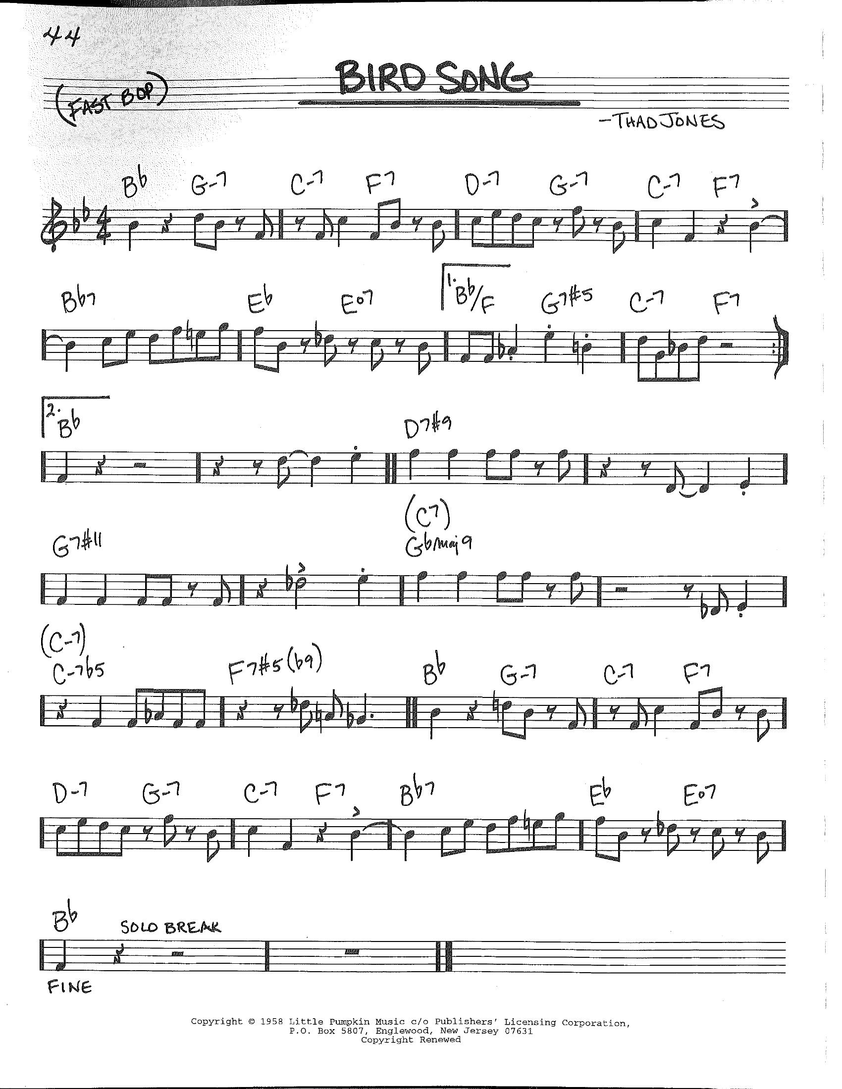 Bird Song Bird Song