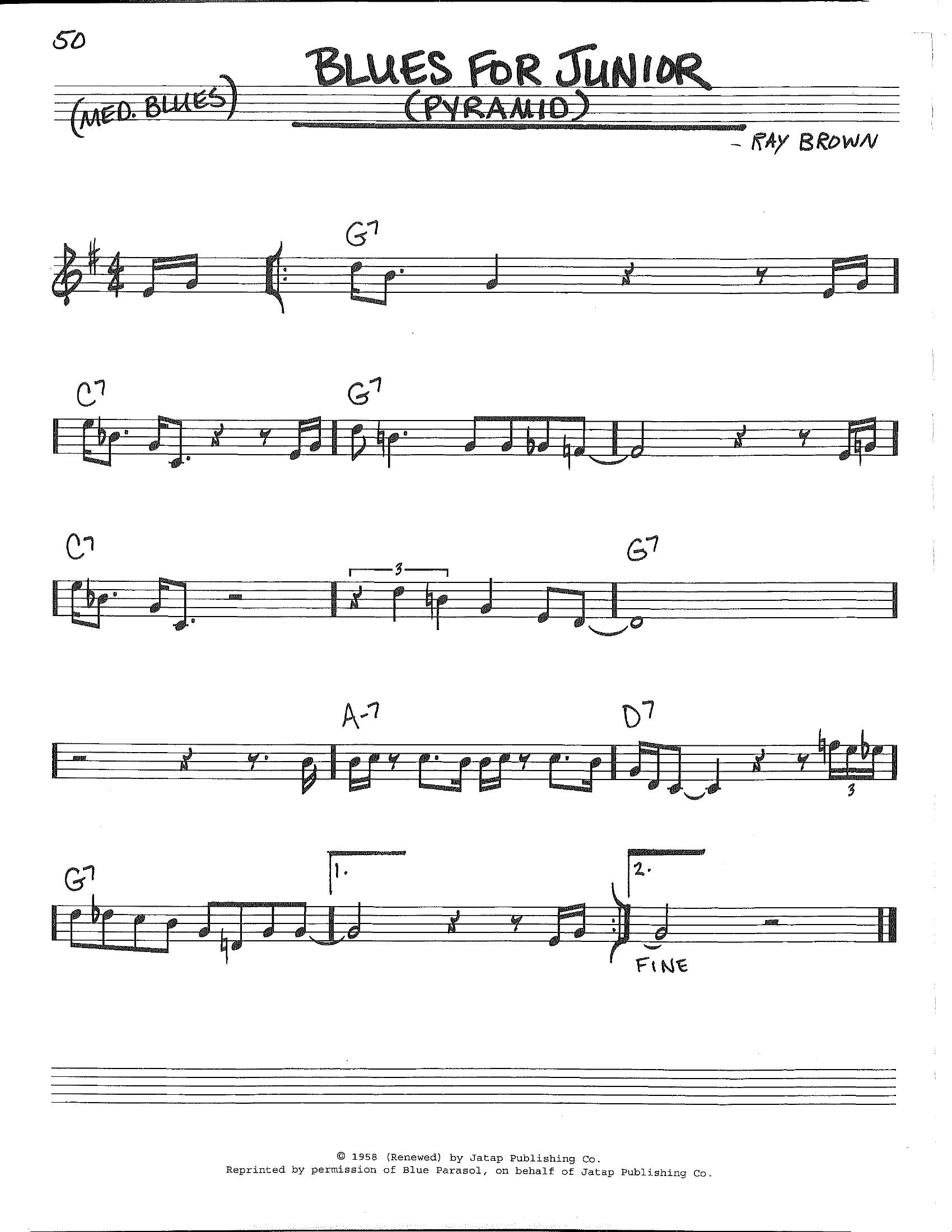 Blues For Junior Blues For Junior