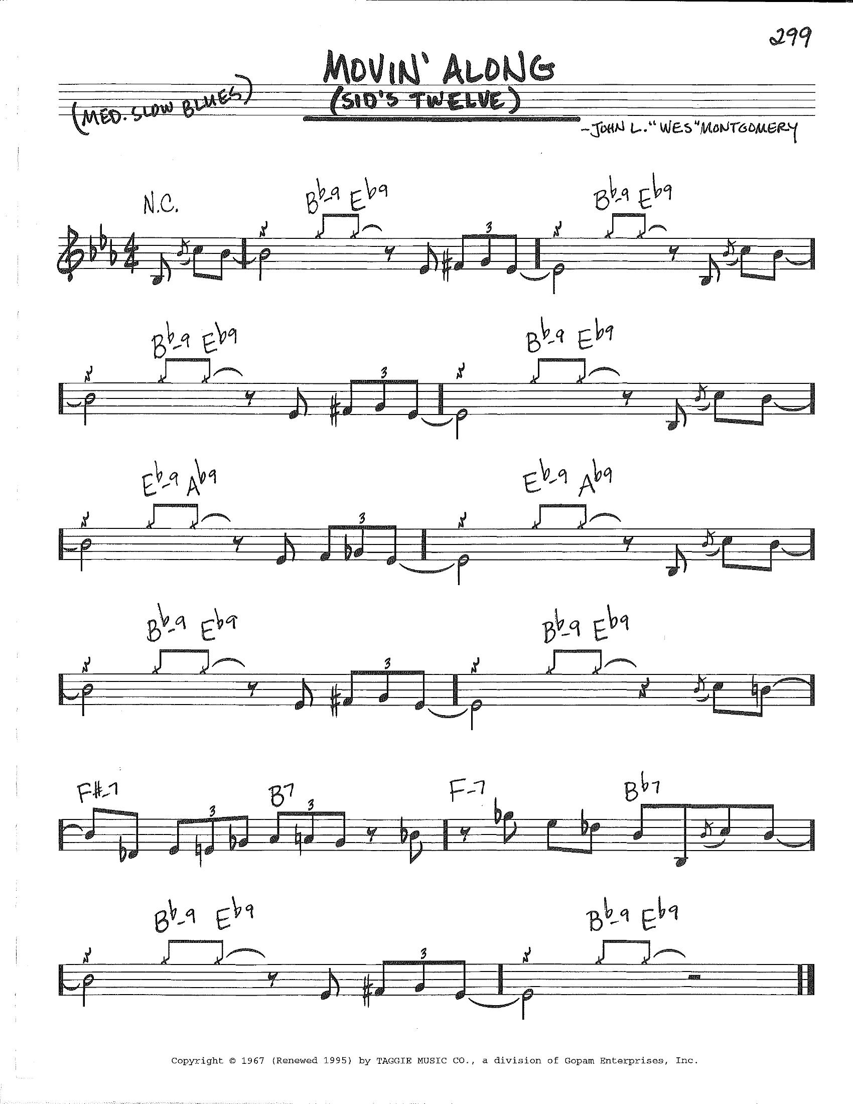 Movin’ Along (Sid’s Twelve) Movin’ Along (Sid’s Twelve)