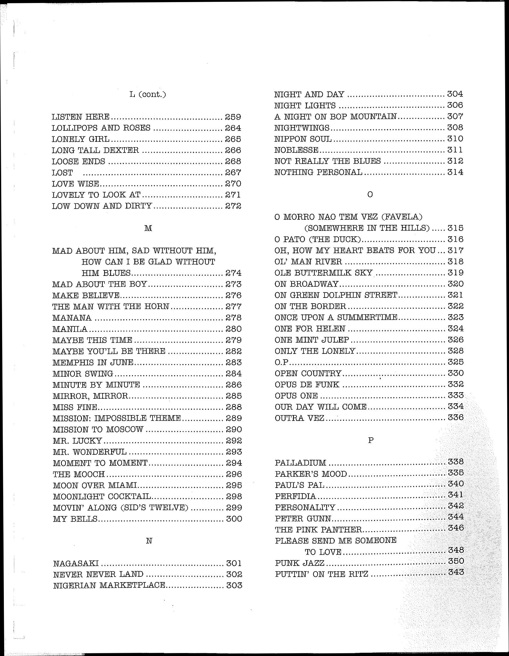 Index Index