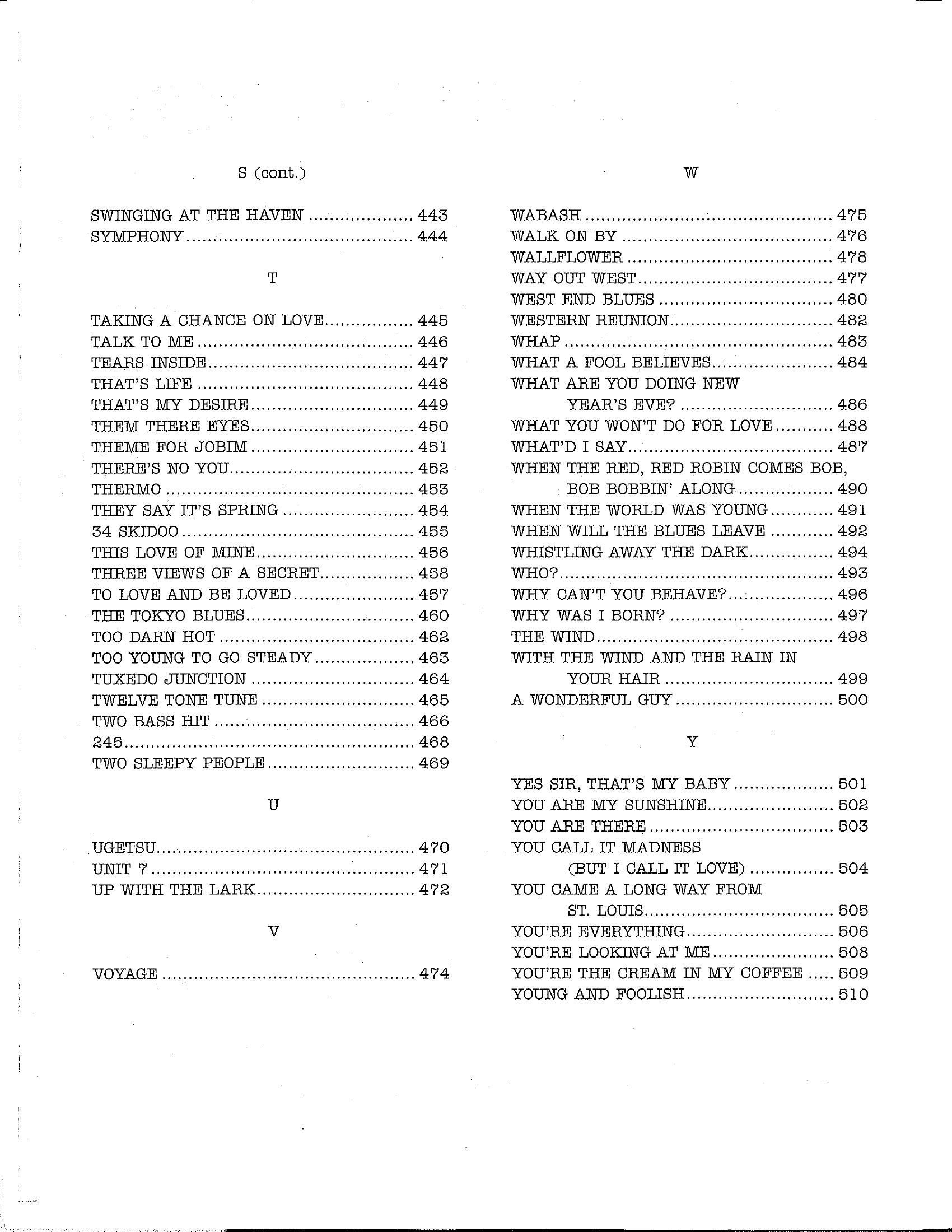 Index Index